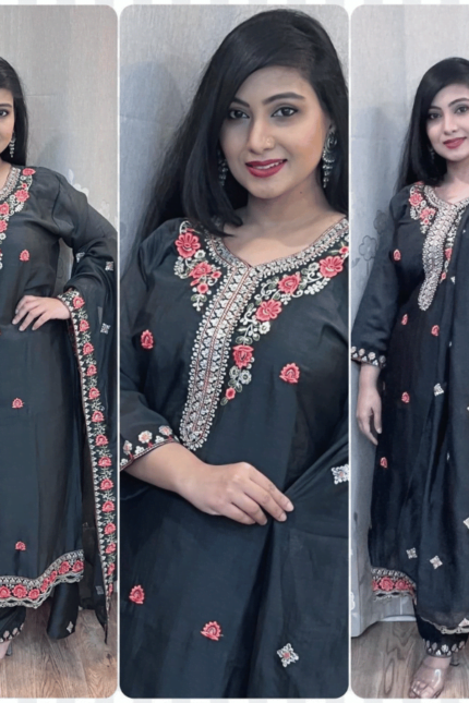 Dark Gray Color Salwar Suit-SK0020