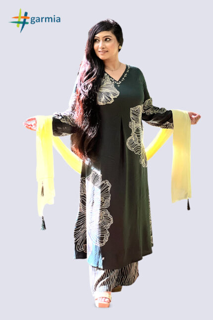 Bottle Green Salwar Kameez Suit – SK0096