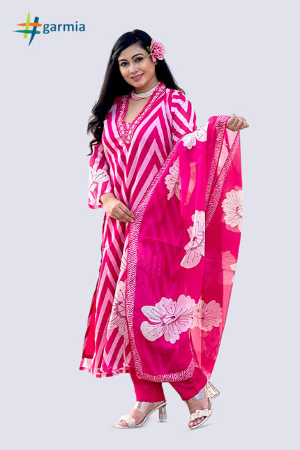 Hot Pink Salwar Kameez Suit – SK0108